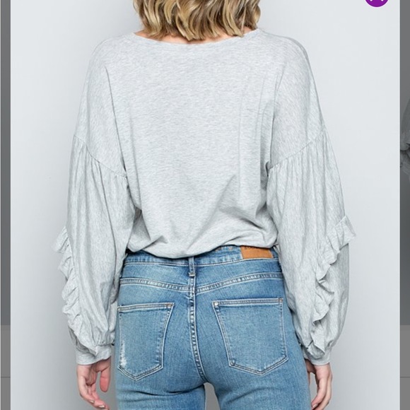 Womens Flare/Frill Designed Top - Picture 5 of 11